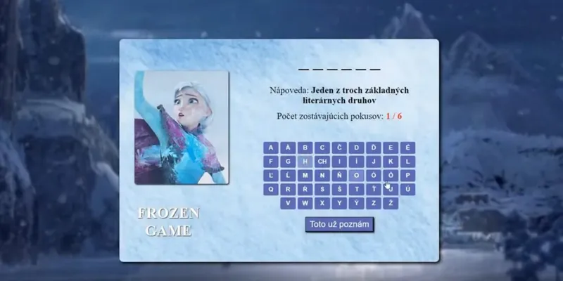 Frozen - game