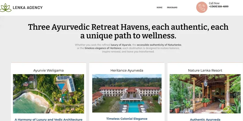 Travel Web - Ayurvedic Retreat Sri Lanka
